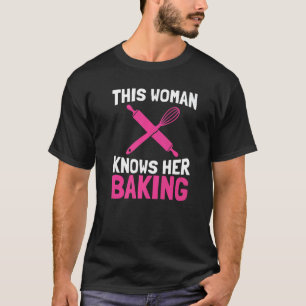 Deze vrouw kent haar koekjesbakkerij met Baking Mu T-shirt