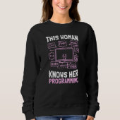 Deze vrouw kent haar programmeer softwareprogramma trui (Voorkant)
