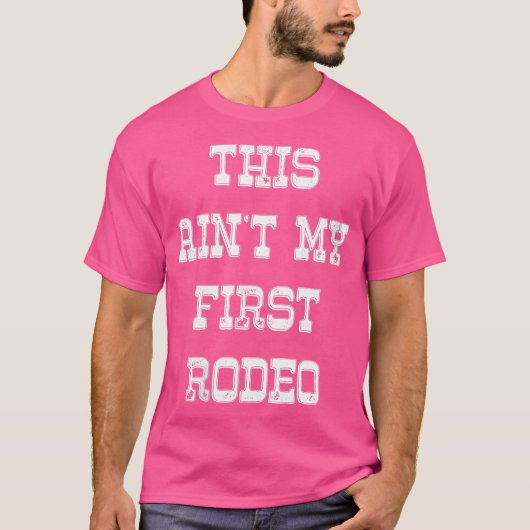 Deze vrouw schildert mijn eerste rodeo t-shirt (Voorkant)