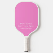 Deze Vrouw Verkoopt Aangepaste Woningen Pickleball Paddle (Achterkant)
