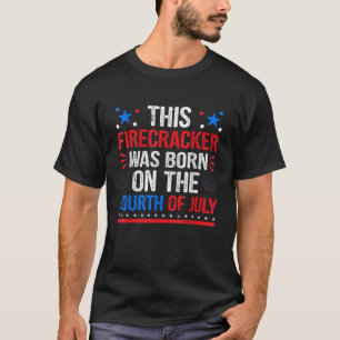 Deze vuurwerker werd geboren op 4 juli bi t-shirt