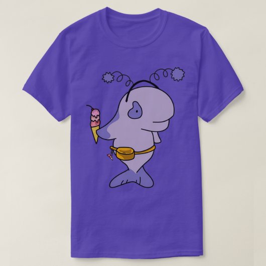 Deze walvis houdt van ijs t-shirt (Design voorkant)