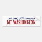 deze wandelaar klom met washington-bumper sticker (Voorkant)