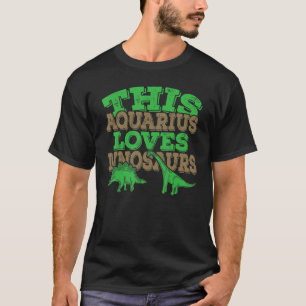 Deze Waterman houdt van dinosaurussen T-shirt