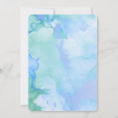 Deze Waterverf achtergrond aanpassen Kaart (Achterkant)