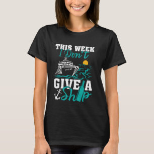 Deze week geef ik geen cruiseschip t-shirt