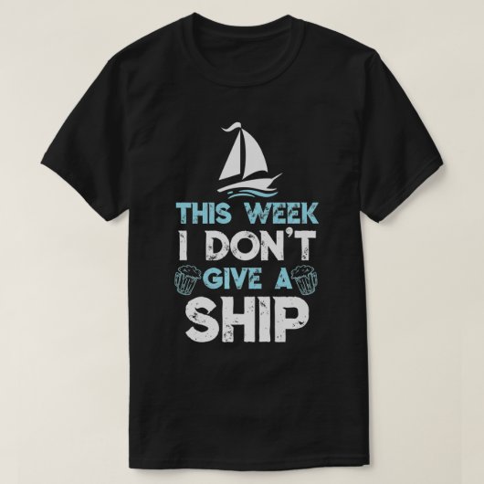 Deze week geef ik geen cruiseschip t-shirt (Design voorkant)