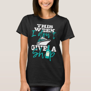Deze week geef ik geen cruiseschip t-shirt