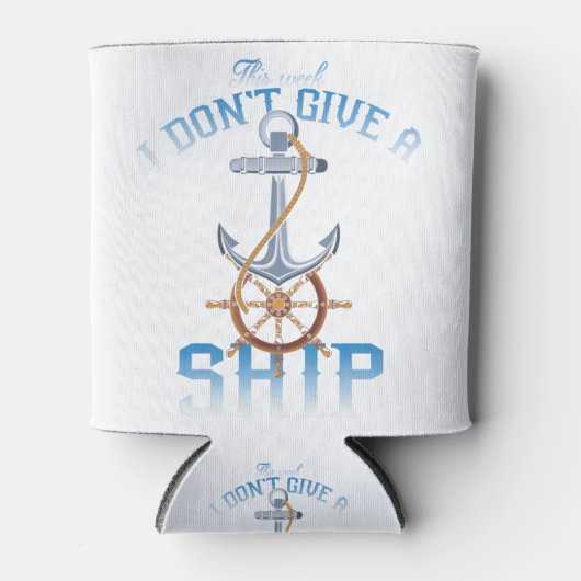 deze week geef ik geen schip blikjeskoeler (Voorkant)