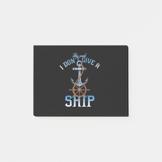 deze week geef ik geen schip post-it® notes (Voorkant)