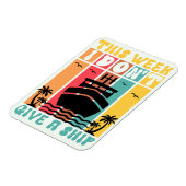 Deze week geef ik geen verzendkosten magneet (Linkerzijde)