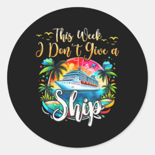 Deze week geef ik geen vizier van de cruise van he ronde sticker