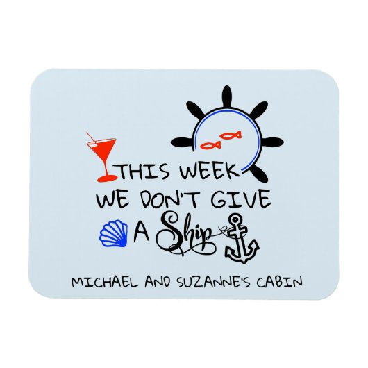 Deze week geven we geen cruise Cabin van scheepsde Magneet (Horizontaal)