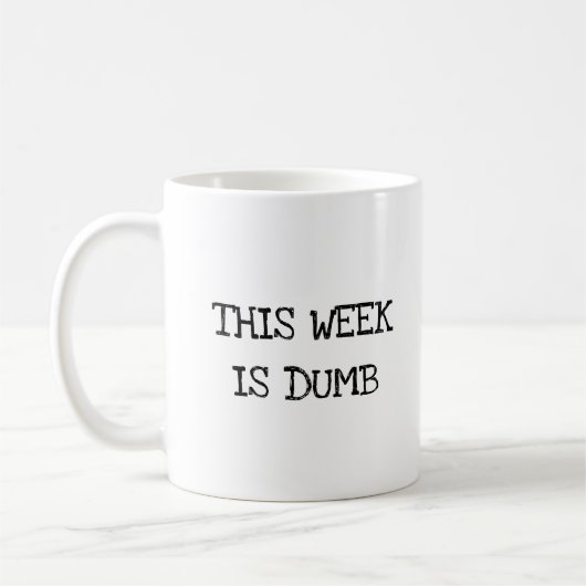 Deze week is Dumb Funny Work Kantoor Koffiemok (Links)