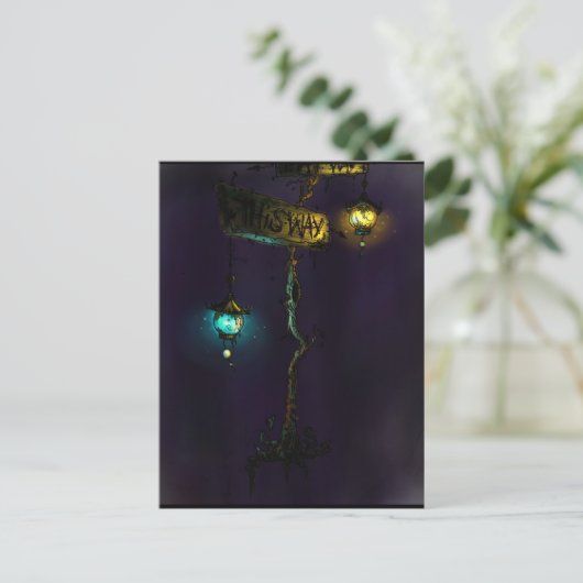 Deze weg briefkaart (Staand voorkant)