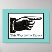 Deze weg naar de egress poster (Voorkant)