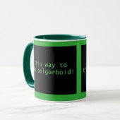 Deze weg naar de oolgorboïde mok (Voorkant links)