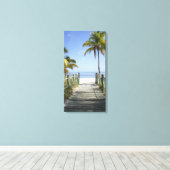 Deze weg naar het paradijs canvas afdruk (Insitu (Houten vloer))