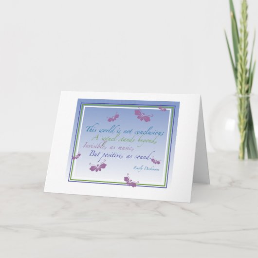 Deze wereld is geen conclusie… kaart (Voorkant)