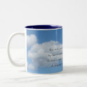 Deze wereld is niet mijn thuis... tweekleurige koffiemok (Links)