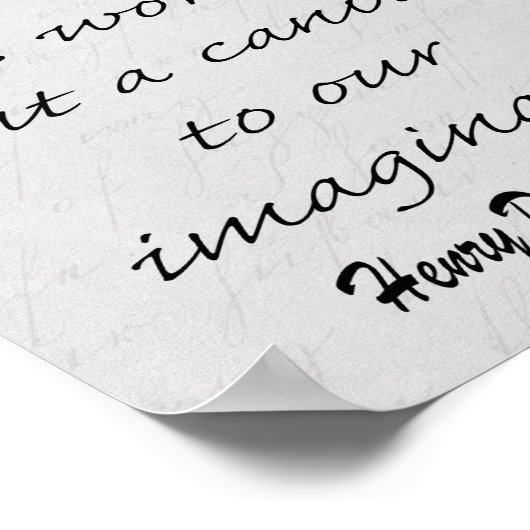 Deze wereld is slechts een canvas voor onze verbee poster (Hoek)