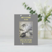 DEZE WERELDWIJDE, BIRTHDAY! BRIEFKAART (Staand voorkant)