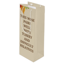 Deze wijn is goed te combineren cadeautas