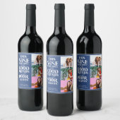 Deze wijn paren goed met vrienden en leuke bff 3 f wijn etiket (Flessen)