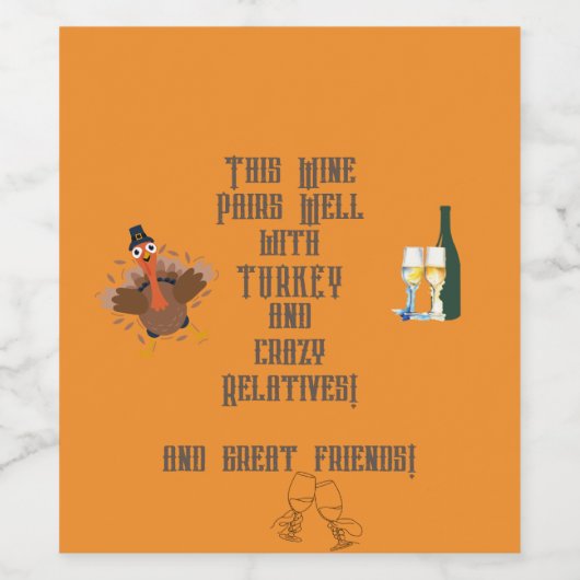 "Deze wijn past goed..." Etiketten van wijnflessen (Enkel label)