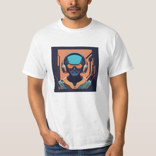 Deze wilde en gekke robot rockt uit... t-shirt (Voorkant)