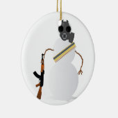 Deze winter zal nucleair zijn! keramisch ornament (Rechts)