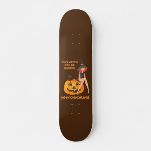"DEZE WITCH KAN WORDEN GEBRIBEERD.." grappig Persoonlijk Skateboard