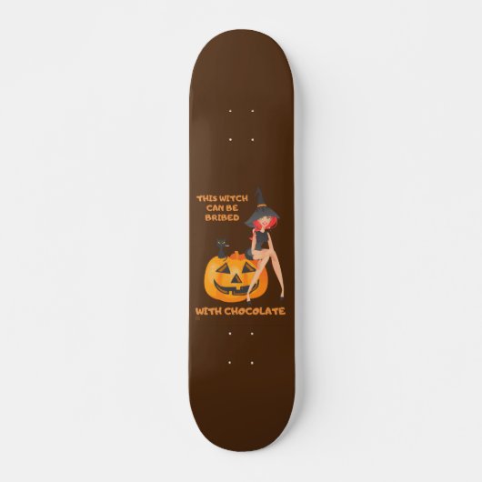 "DEZE WITCH KAN WORDEN GEBRIBEERD.." grappig Persoonlijk Skateboard (Voorkant)