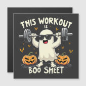 Deze Work-out Is Boo Sheet Spook Halloween Fitness (Voorkant / Achterkant)