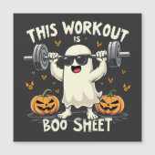 Deze Workout Is Boo Sheet Spooky Halloween Fitness (Voorkant)