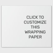 DEZE WRAPPINGSPAPIER AANPASSEN CADEAUPAPIER (Vlak)