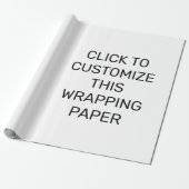 DEZE WRAPPINGSPAPIER AANPASSEN CADEAUPAPIER (Uitgerold)