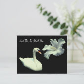 Deze Zal Ook Voorbij Gaan Zwaan Inspirerend  Briefkaart (Staand voorkant)