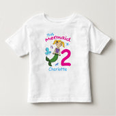 Deze zeemeermin is 2 Editable Name T-Shirt (Voorkant)