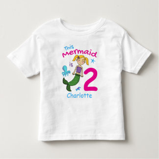 Deze zeemeermin is 2 Editable Name T-Shirt
