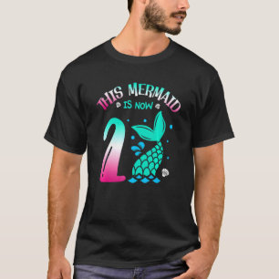 Deze zeemeermin is nu 2 sprookje op de tweede dag t-shirt