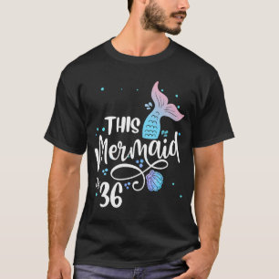 Deze zeemeerminnen 36 jaar oude 36e verjaardag Zee T-shirt
