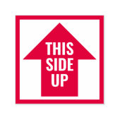 Deze zij-omhoog de verpakking van de Pijl verstrek Zelfinktende Stempel (Design)