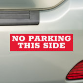 DEZE ZIJDE/sticker KAN NIET WORDEN GEDEELD Bumpersticker (Op auto)