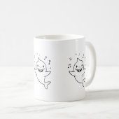 Deze zingende mama haai zal je laten zingen koffiemok (Voorkant rechts)