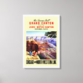 Deze zomer bezoek Grand Canyon Canvas Afdruk (Voorkant)