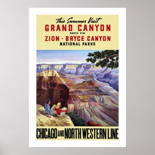 Deze zomer bezoek Grand Canyon Poster (Voorkant)