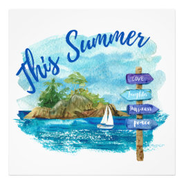 Deze zomer foto afdruk