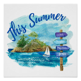 Deze zomer perfect poster