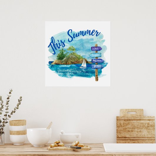 Deze zomer poster (Keuken)